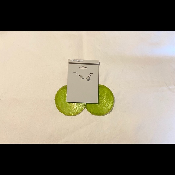 2 for $20 NEW Lime Handmade Statement Earrings - Picture 3 of 3